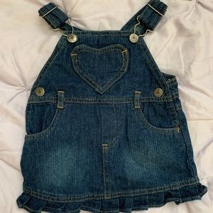 Arizona Jean Company Dresses - size 3-6 month denim overall dress MUST BUNDLE! Arizona Jean Company Dresses - size 3-6 month denim overall dress MUST BUNDLE!